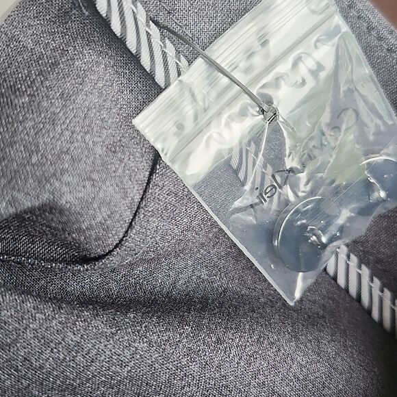 Calvin Klein NWT Modern Fit Charcoal Gray Trouser Dress Pants, 10 - Picture 7 of 11